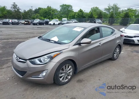 2014 Hyundai Elantra Se из США, поврежденный, VIN 5NPDH4AE5EH526338